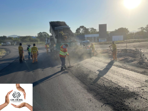 Read more about the article Pavimentação da cabeceira da ponte Stélio Cascaes Boabaid marca o início de nova fase da obra da Aggeu Medeiros